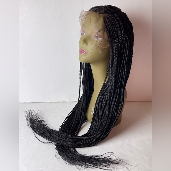 Box Braids Cornrow Lacefront Wig - Picture 6 of 9
